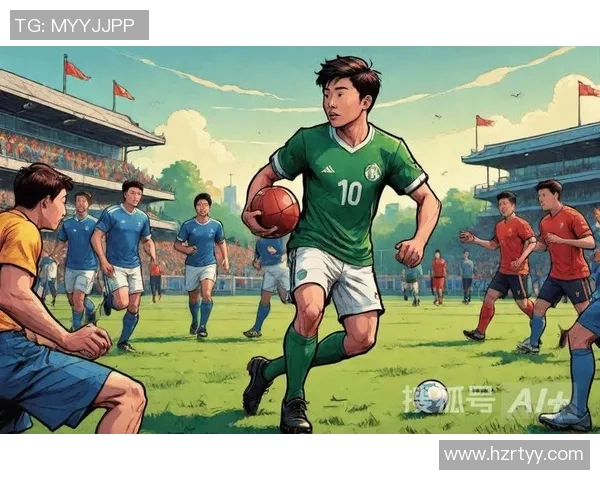 足球巨星绿茵赛场劲射瞬间展现力量与速度结合之美